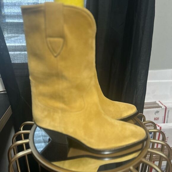 Isabel Marant Dahope Suede Western 50mm boots NEW - Picture 3 of 6